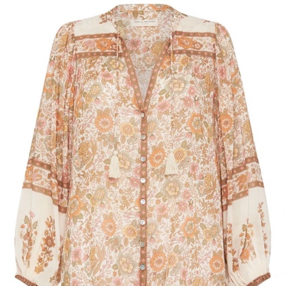 Spell Juniper Blouse in Cream - Picture 9 of 13